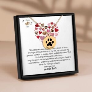 Paw Print Necklace