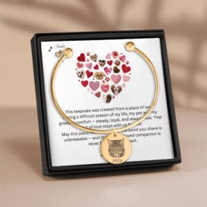 Custom Cat Portrait Bangle